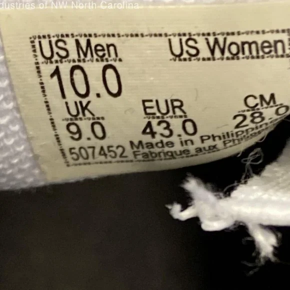 Vans Off The Wall Classic Slip-On Checkerboard Pewter & Black Size 10 New/Box - Picture 8 of 10